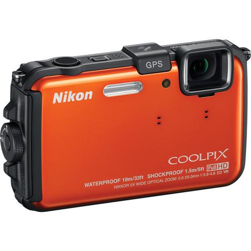 Nikon Coolpix AW100 Waterproof Digital Camera - Refurbished