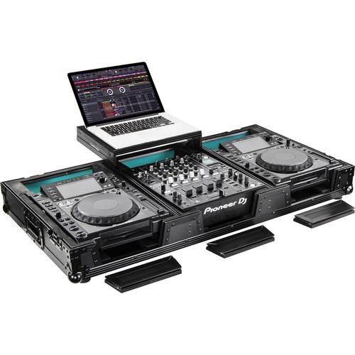 Odyssey Innovative Designs Universal CD Digital Media Player DJ Coffin for 12" DJ Mixer & Two Large Tabletop Players