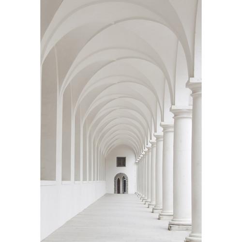 Savage White Walkway Printed Vinyl Backdrop