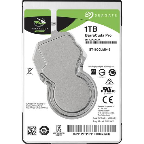 Seagate 1TB BarraCuda Pro 7200 rpm SATA 2.5" Internal HDD