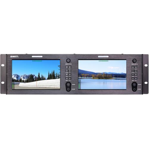 SWIT Dual 7" FHD Rack LCD Monitor