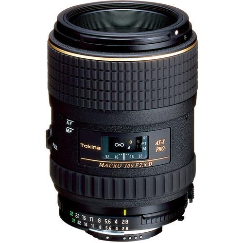 Tokina 100mm f 2.8 AT-X M100 AF Pro D Macro Autofocus Lens for Nikon AF-D