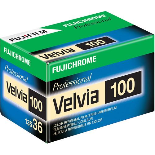FUJIFILM Fujichrome Velvia 100 Professional RVP 100 Color Transparency Film