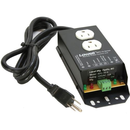 Lowell Manufacturing Remote Power Control - 15A, 1 Duplex Outlet, 6
