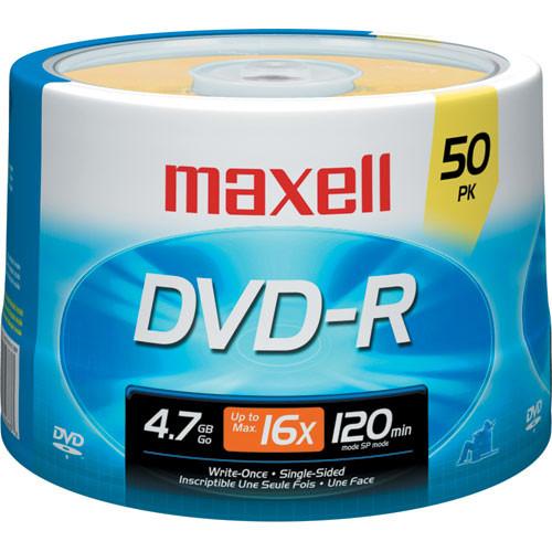 Maxell DVD-R 4.7GB Write-Once, 16x Recordable Disc