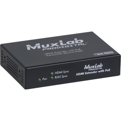 MuxLab UHD-4K HDMI over HDBaseT Transmitter with PoE