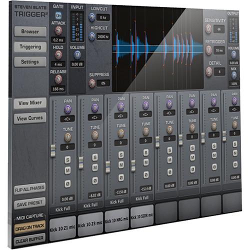 Slate Digital Trigger 2 Platinum - Drum Replacement & Augmentation Software for Pro Audio Applications