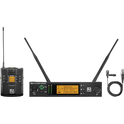 Electro-Voice RE3-BPCL Bodypack Wireless System with Cardioid Lavalier Mic