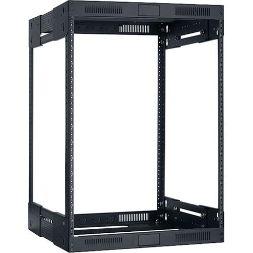 Lowell Manufacturing Rack-Variable Depth - 14U, Expands from 21 - 28" Deep