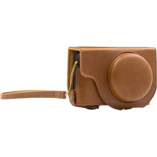 MegaGear Ever Ready Leather Camera Case for Panasonic LUMIX DMC-LX10