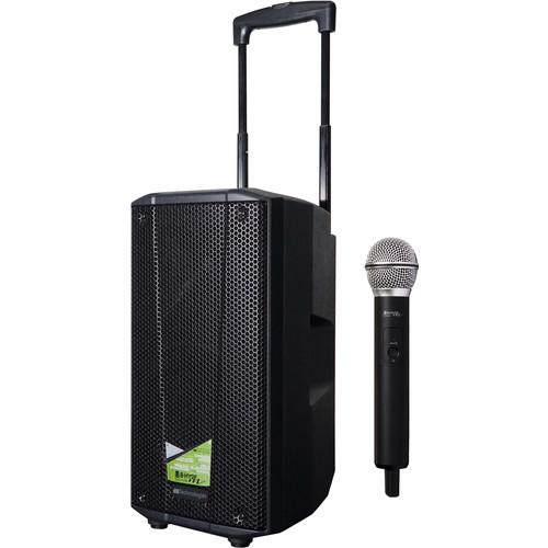 dB Technologies Bi-Amp Battery-Powered Speaker with Wireless Mic System, Audio Media Playe Bluetooth Connection