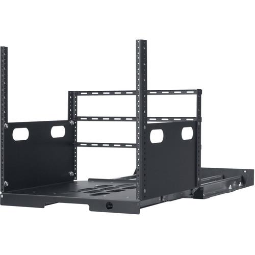 Lowell Manufacturing Pull-Out Rack with 4-Slides, 10U, 19" Deep