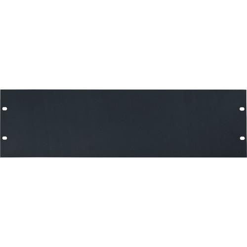 Lowell Manufacturing Rack Panel-Blank-3U, 14-Gauge Flat Steel