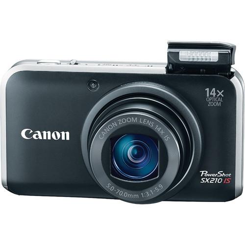 Canon PowerShot SX210 IS Digital Camera - Refurbished