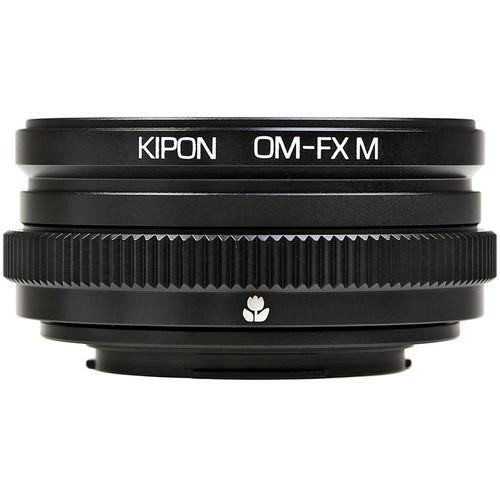 KIPON Lens Mount Adapter for Olympus OM Lens to FUJIFILM FX-Mount Camera with Helicoid
