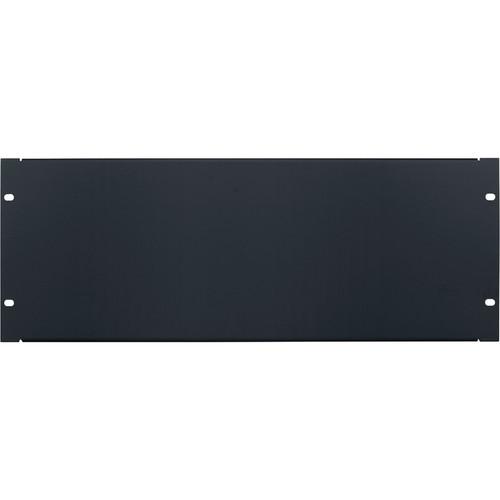 Lowell Manufacturing Rack Panel-Blank-4U, 18-Gauge Flanged Steel