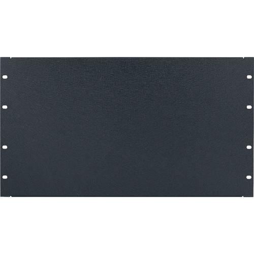 Lowell Manufacturing Rack Panel-Blank-6U, 16-Gauge Flanged Steel