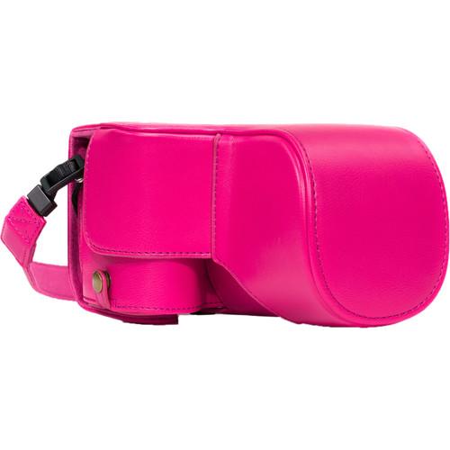 MegaGear Ever Ready PU Leather Case & Strap for Sony a6500 with 16-70mm Lens