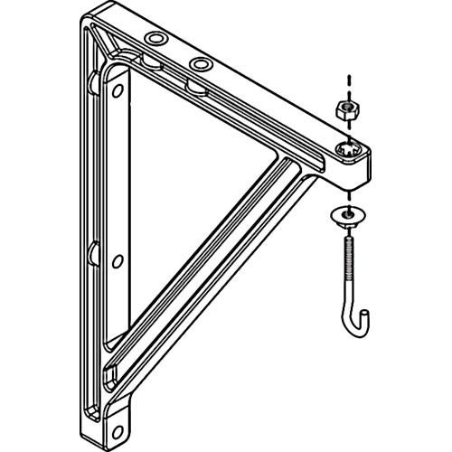 Draper Non-Adjustable Wall Brackets