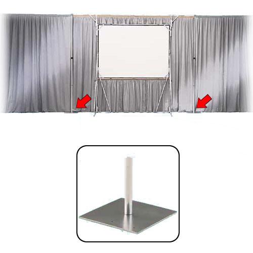 Draper Pipe and Drape Flat Steel Base