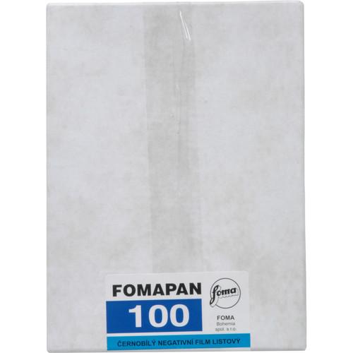 Foma Fomapan Classic 100 4 x 5" Black and White Print Film - 50 Sheets