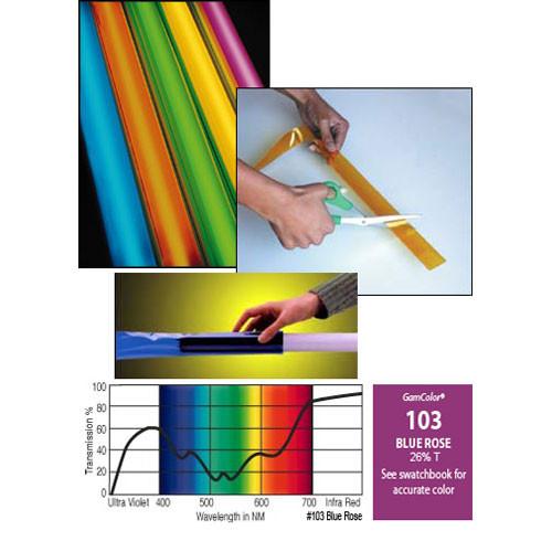 Gam #T103 Supertube Fluorescent Filter - T5 48" - Blue Rose