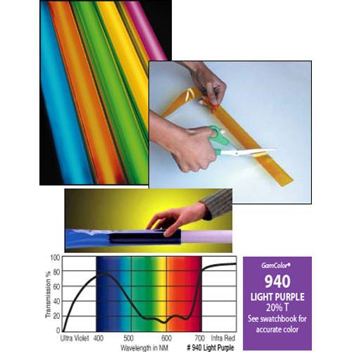 Gam #T940 Supertube Fluorescent Filter - T5 48" - Light Purple