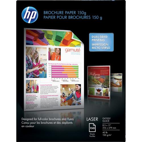 HP Color Laser Brochure Paper for Laser Printers - 8.5x11" - 150 Sheets