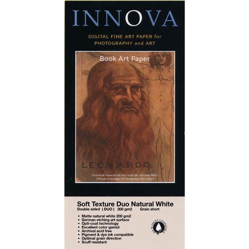 Innova Soft Textured Natural White Paper for Inkjet - 17x22" - 25 Sheets