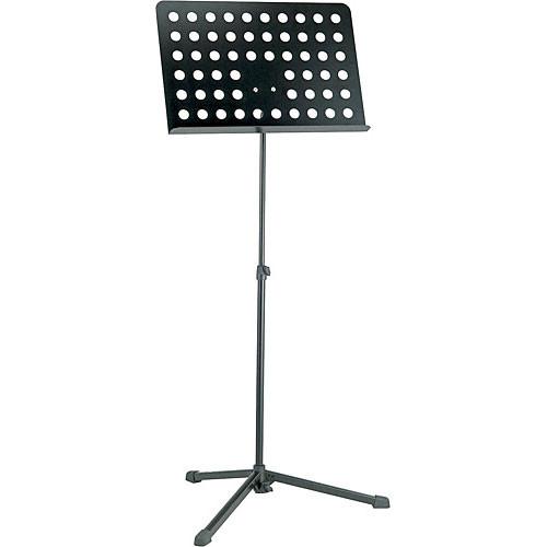 K&M 12179 Perforated Folding Music Stand with Locking Base