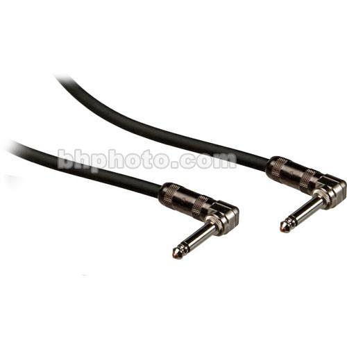 Pro Co Sound ProPatch Series 1 4" Phone Angled Male to 1 4" Phone Angled Male Instrument Cable - 2