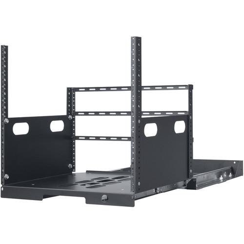 Lowell Manufacturing Pull-Out Rack with 2-Slides, 10U, 19" Deep