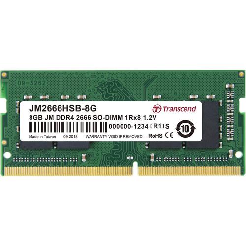 Transcend 8GB JetRam DDR4 2666 MHz CL19 SO-DIMM Memory Module