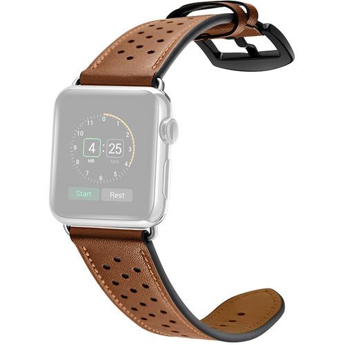 CASEPH Genuine Leather Band for 42mm 44mm Apple Watch