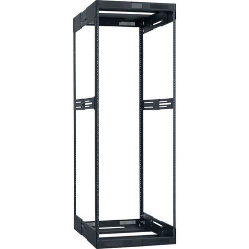 Lowell Manufacturing Rack-Variable Depth - 30U, Expands from 14 - 21" Deep