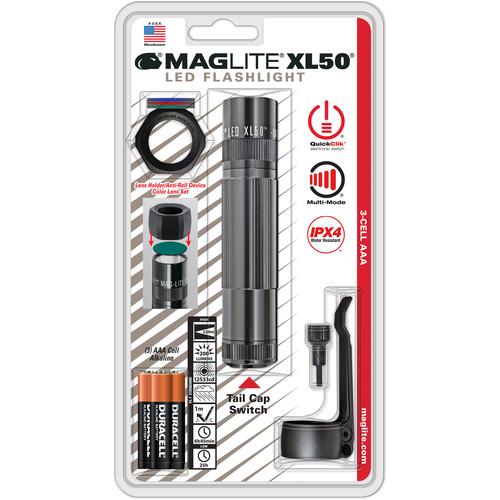 Maglite XL50 LED Flashlight Tactical Pack