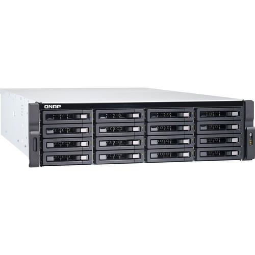QNAP 3U 16-Bay NAS with Intel Core i3-8100 4-Core 3.6 Ghz 500W Redundant Power Supply
