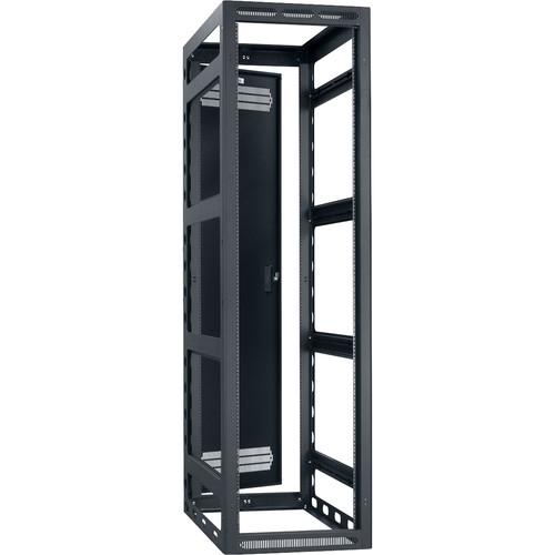 Lowell Manufacturing Rack-Gangable-44U 32"Deep, 2-Pair Rails, Rear Door