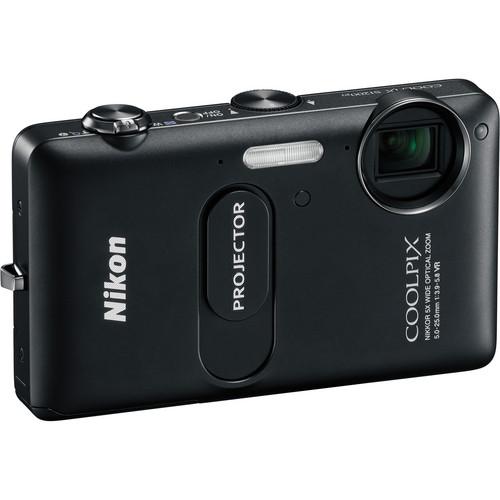 Nikon CoolPix S1200pj Digital Camera With Built-In Projector - Refurbished