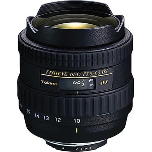 Tokina 10-17mm f 3.5-4.5 AT-X 107 DX AF Fisheye Lens for Nikon F
