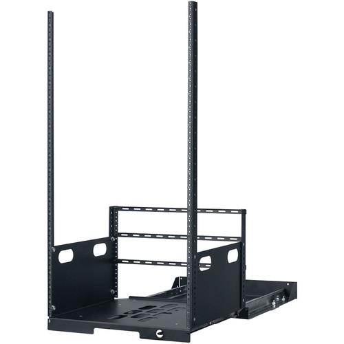 Lowell Manufacturing Pull-Out Rack with 2-Slides, 21U, 19" Deep