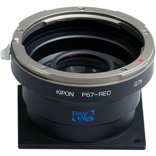 KIPON Pentax 67 to Red 0.7X Adapter