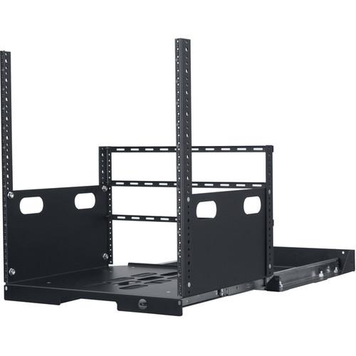 Lowell Manufacturing Pull-Out Rack with 2-Slides, 12U, 19" Deep