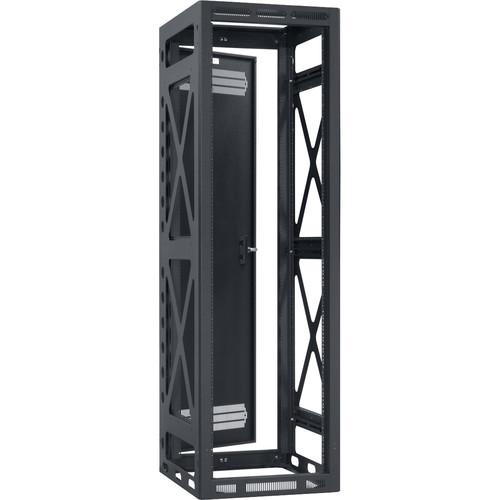 Lowell Manufacturing Rack-Seismic-40U 27" Deep, 2-Pair Rails, Rear Door