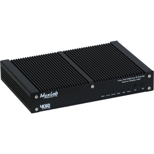 MuxLab AV over IP 4K 60 Uncompressed Fiber Receiver