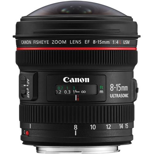 Canon EF 8-15mm f 4L Fisheye USM Lens
