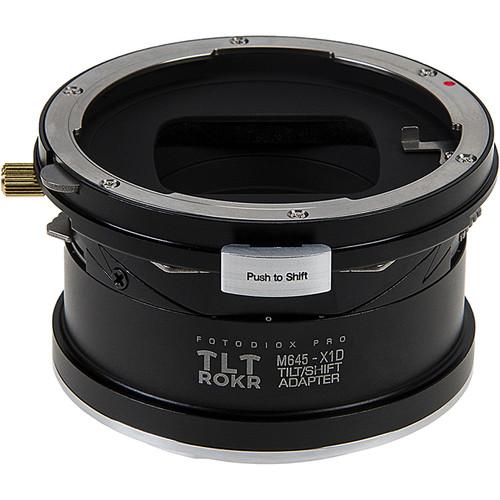 FotodioX Pro TLT ROKR Tilt Shift Adapter for Mamiya 645 Mount Lens to Hasselblad XCD Mount Camera