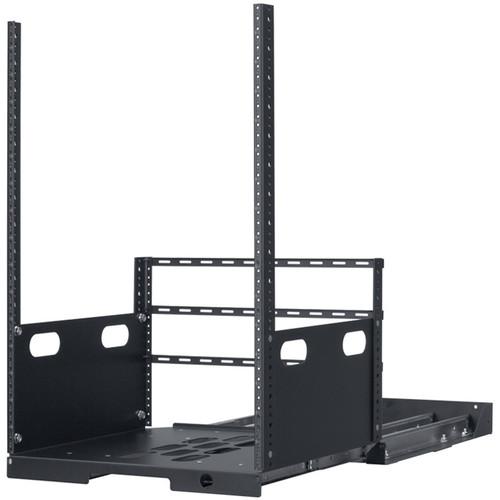Lowell Manufacturing Pull-Out Rack with 4-Slides, 16U, 19" Deep