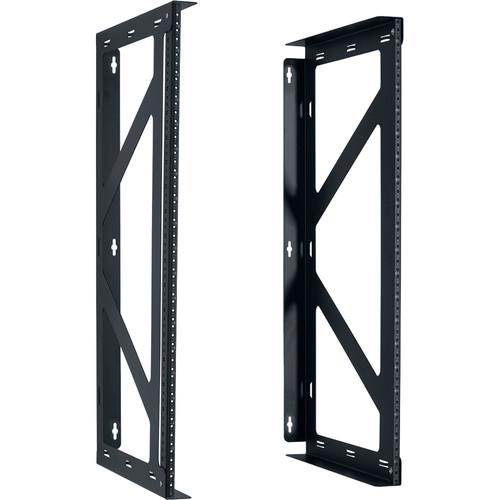 Lowell Manufacturing Rack-Variable Width-20U, 18" Deep, Fixed Rails -1 Pair