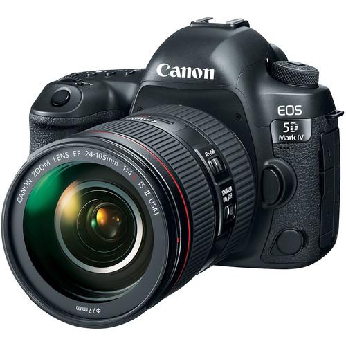 Canon EOS 5D Mark IV DSLR Camera with 24-105mm f 4L II Lens